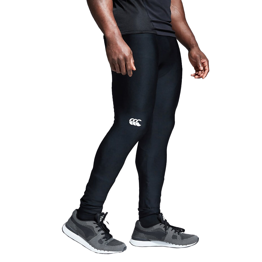Black - Side - Canterbury Mens Thermoreg Base Layer Leggings