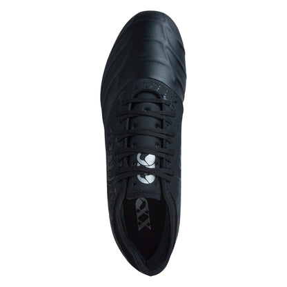 Black-Silver Metallic - Side - Canterbury Mens Phoenix Genesis Pro Leather Firm Ground Boots
