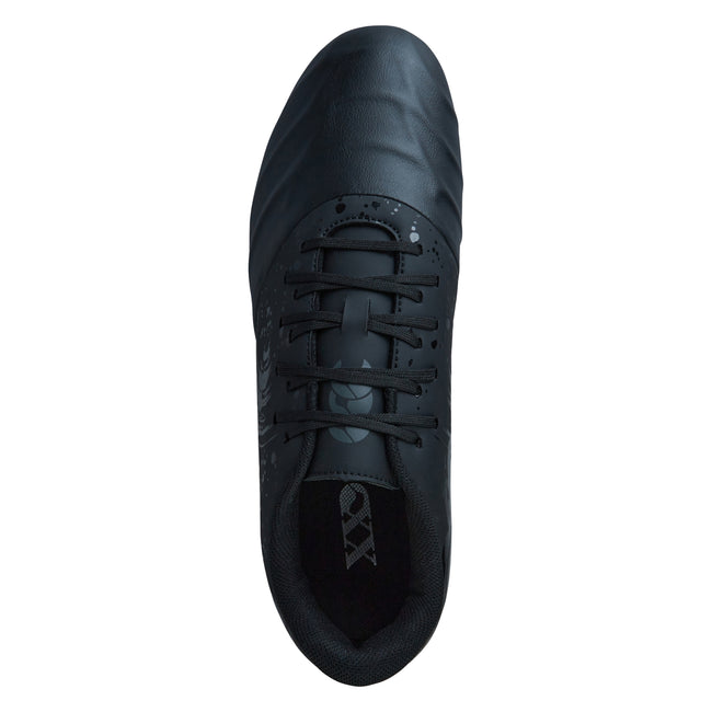 Black-Silver Metallic - Side - Canterbury Unisex Adult Phoenix Genesis Team Soft Ground Rugby Boots