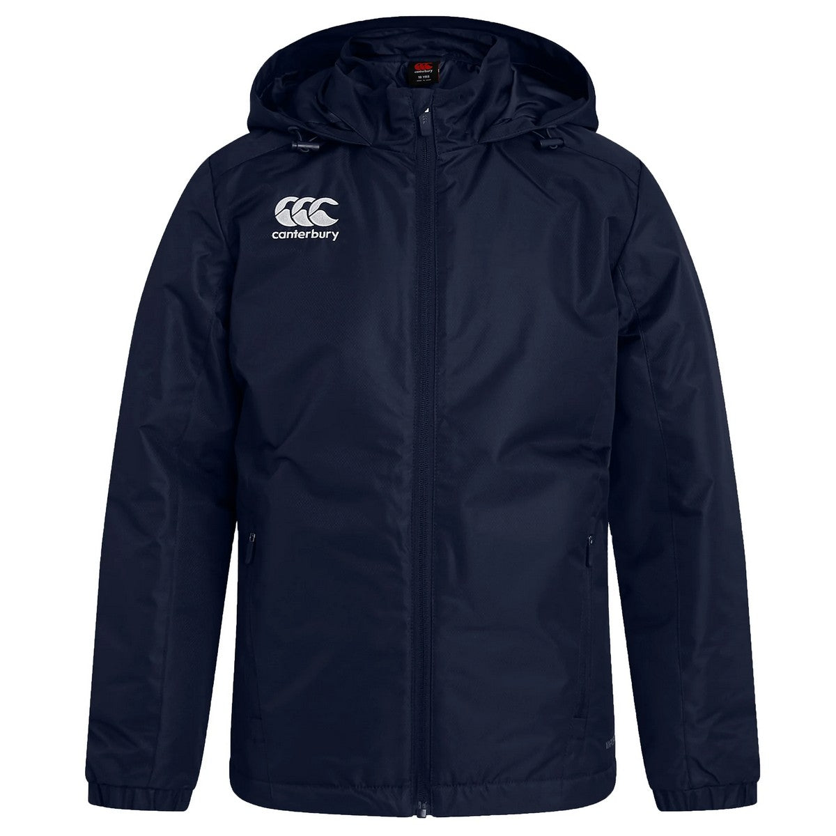 Navy - Front - Canterbury Childrens-Kids Club Vaposhield Stadium Jacket