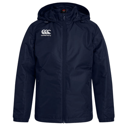 Navy - Front - Canterbury Childrens-Kids Club Vaposhield Stadium Jacket