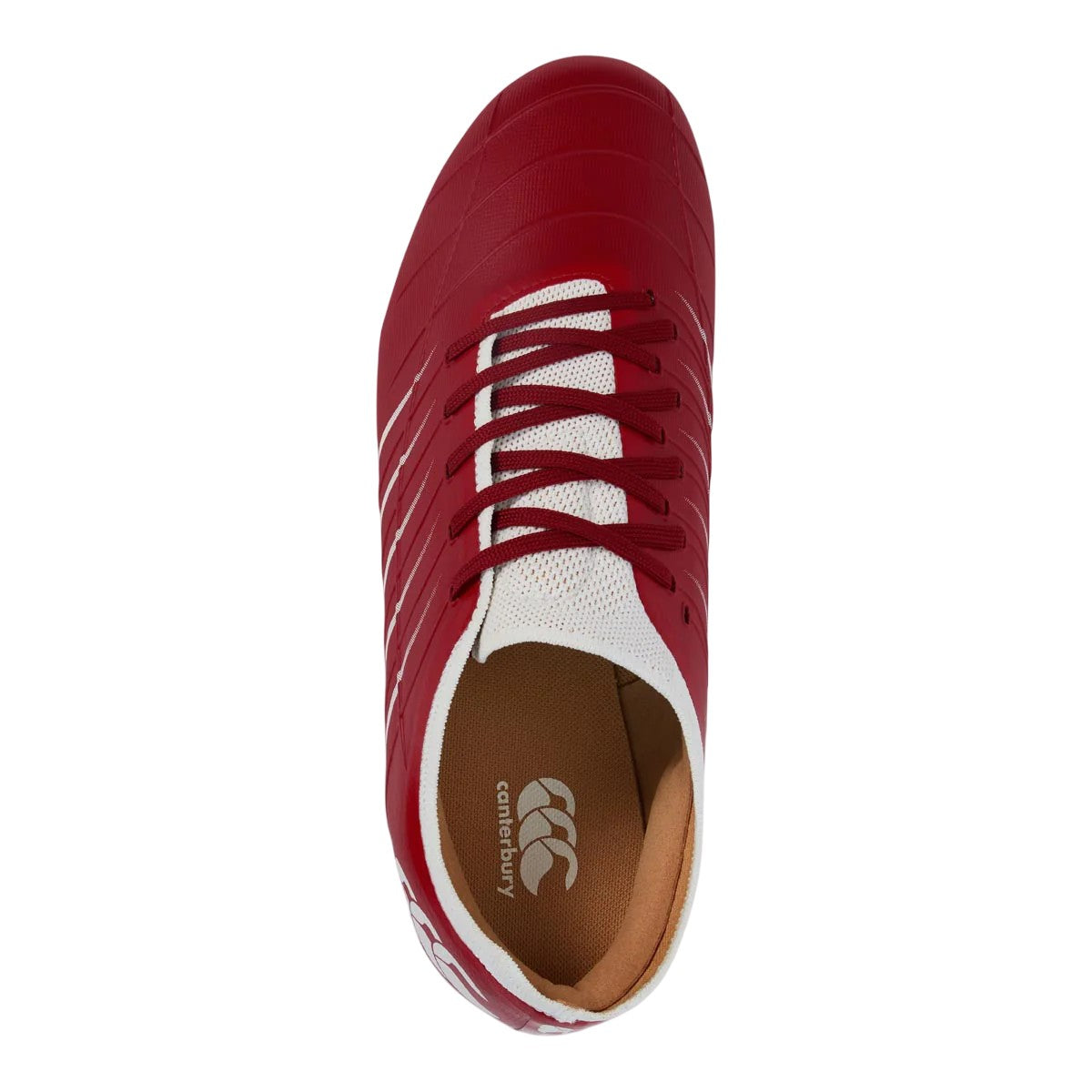 Red Dahlia - Close up - Canterbury Mens Phoenix 2.0 Pro Firm Ground Boots
