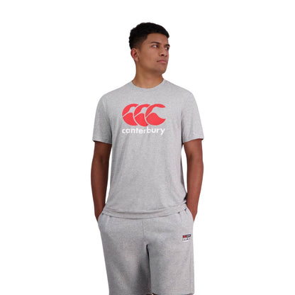 Classic Marl - Front - Canterbury Mens Logo T-Shirt