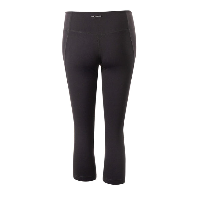 Jet Black - Back - Canterbury Womens-Ladies Vapodri Capri Leggings