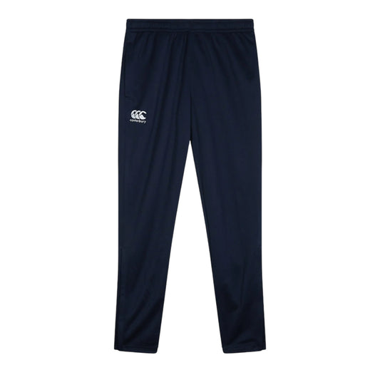 Navy - Front - Canterbury Womens-Ladies Stretch Tapered Leg Jogging Bottoms