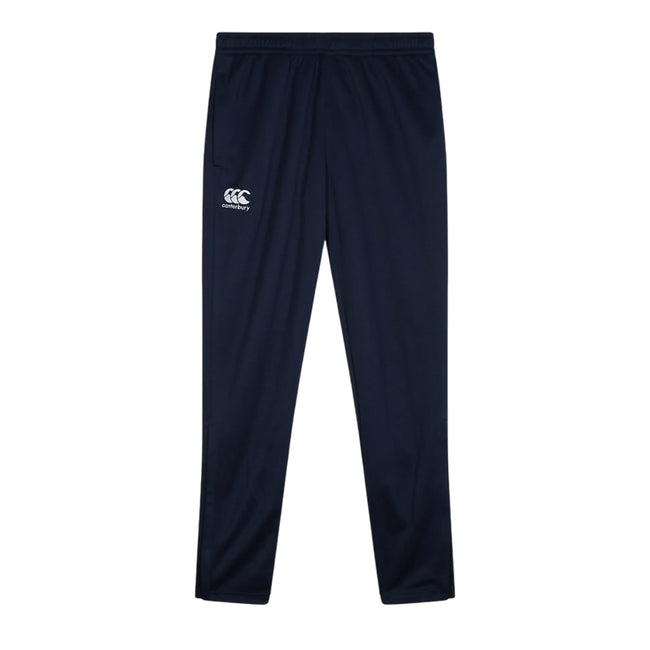 Navy - Front - Canterbury Womens-Ladies Stretch Tapered Leg Jogging Bottoms