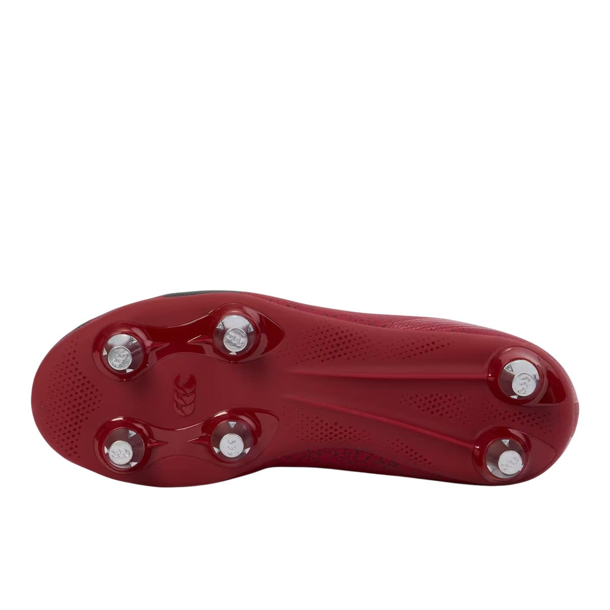 Red Dahlia - Back - Canterbury Childrens-Kids Stampede Ground Break Team Soft Ground Rugby Boots