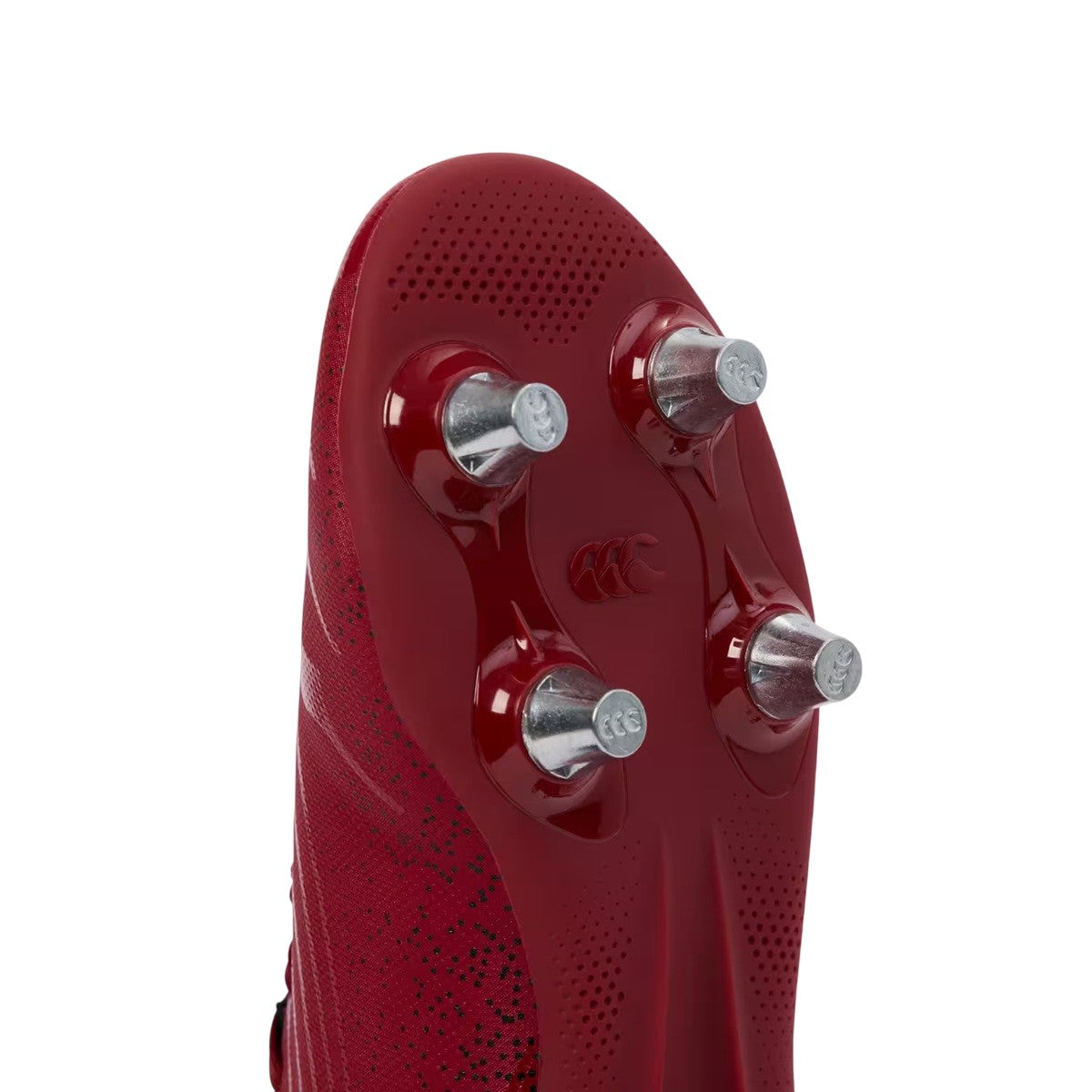 Red Dahlia - Pack Shot - Canterbury Childrens-Kids Stampede Ground Break Team Soft Ground Rugby Boots