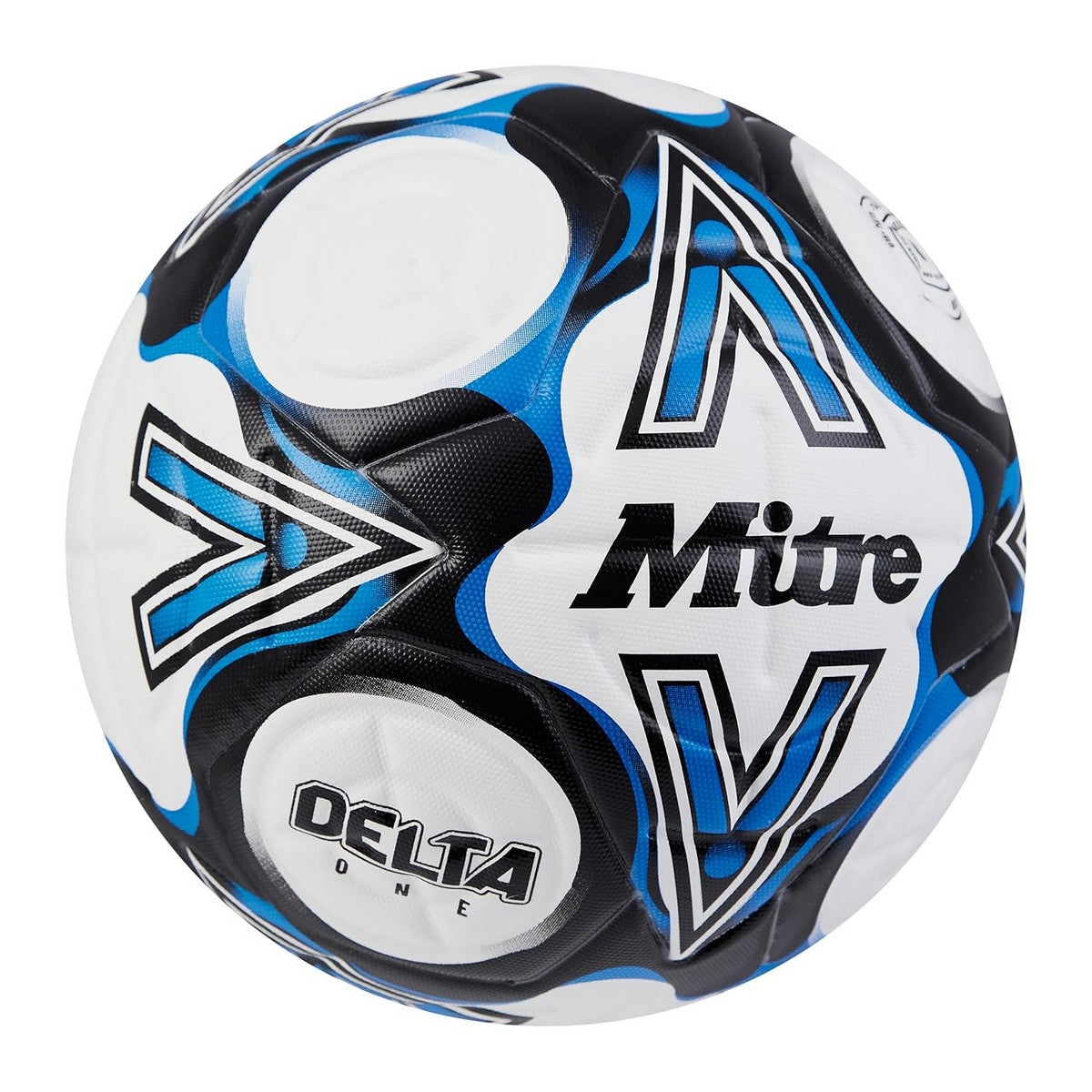 White-Black-Blue - Back - Mitre Delta One 24 Football