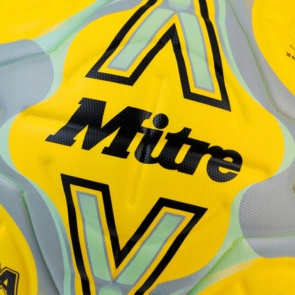 Fluorescent Yellow-Black-Grey - Lifestyle - Mitre Delta One 24 Football