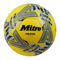 Fluro Yellow-Black-Grey - Front - Mitre Calcio Evo 24 Football