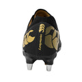 Black - Back - Canterbury Unisex Adult Phoenix 2.0 Pro Leather Soft Ground Rugby Boots