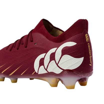 Red Dahlia - Back - Canterbury Unisex Adult Speed Falcon Elite Firm Ground Rugby Boots