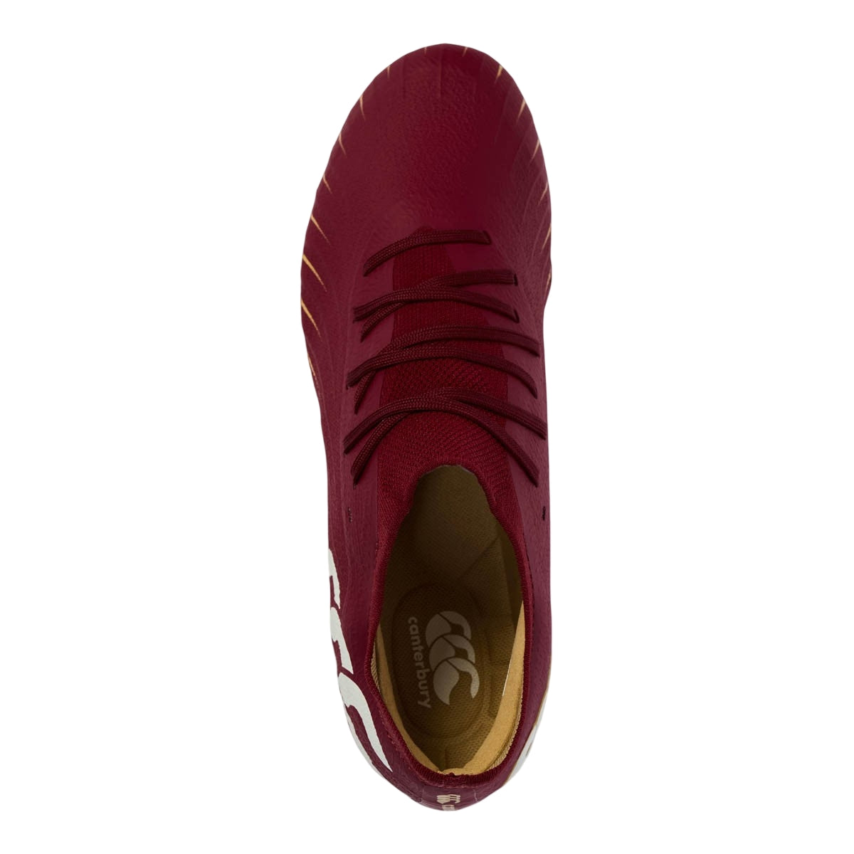 Red Dahlia - Pack Shot - Canterbury Unisex Adult Speed Falcon Elite Firm Ground Rugby Boots