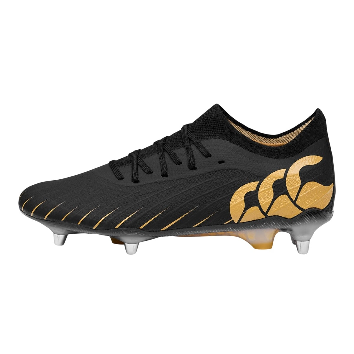 Black - Lifestyle - Canterbury Unisex Adult Speed Falcon Elite Firm Ground Rugby Boots