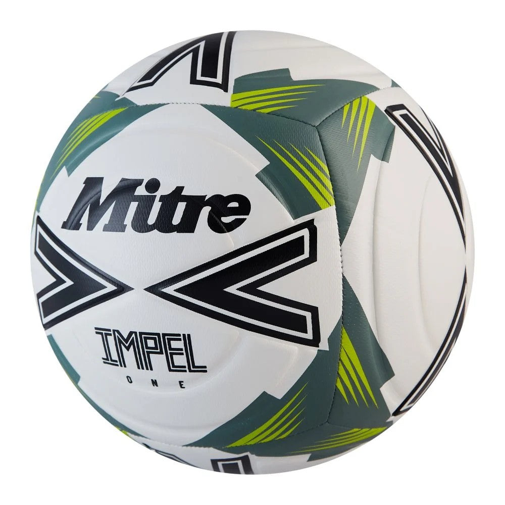 White-Black-Sage - Back - Mitre Impel One Football
