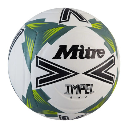 White-Black-Sage - Side - Mitre Impel One Football