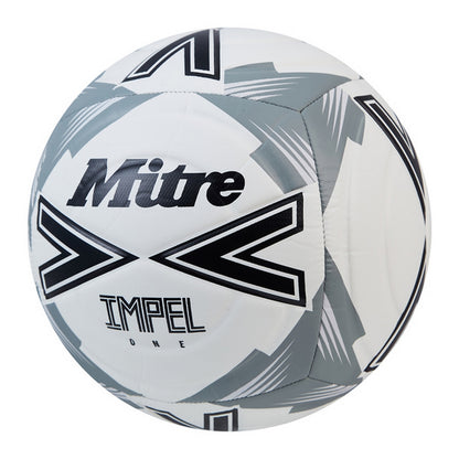 White-Black-Grey - Back - Mitre Impel One Football