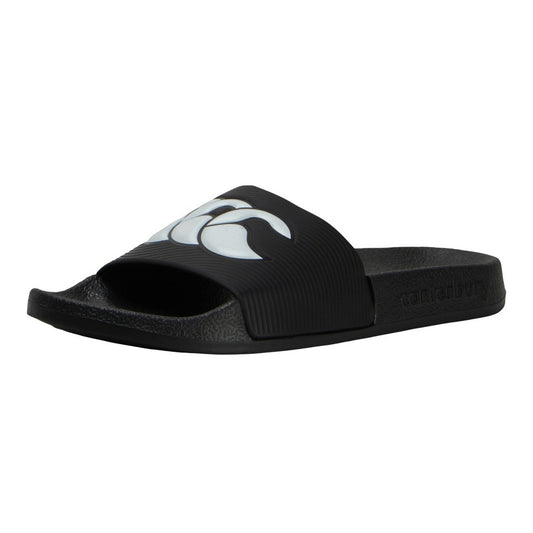 Black-White - Front - Canterbury Mens Wide Sliders