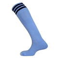 Sky-Navy - Back - Mitre Mens Mercury 3 Stripes Football Socks