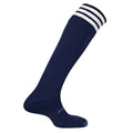 Navy-White - Front - Mitre Mens Mercury 3 Stripes Football Socks