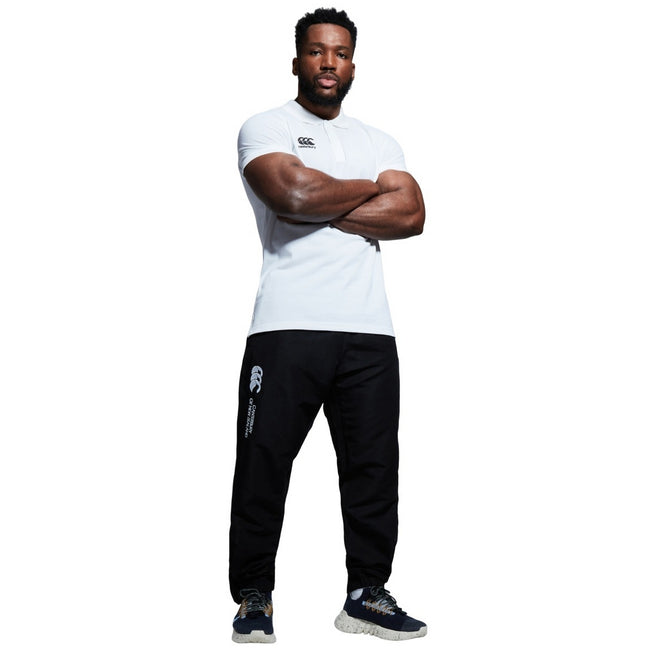 Black - Pack Shot - Canterbury Mens Cuffed Tracksuit Bottoms