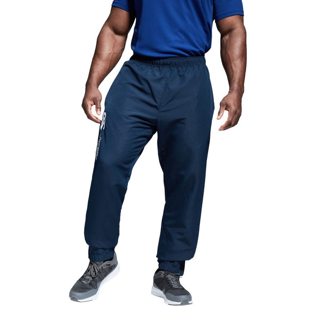 Navy - Side - Canterbury Mens Cuffed Tracksuit Bottoms