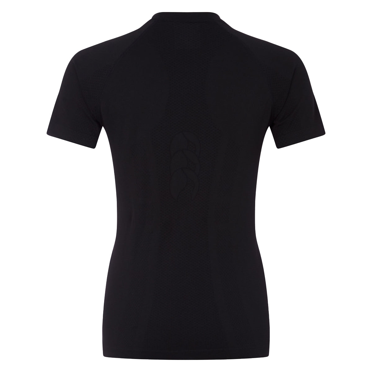 Black-Gunmetal Grey - Back - Canterbury Womens-Ladies Seamless T-Shirt
