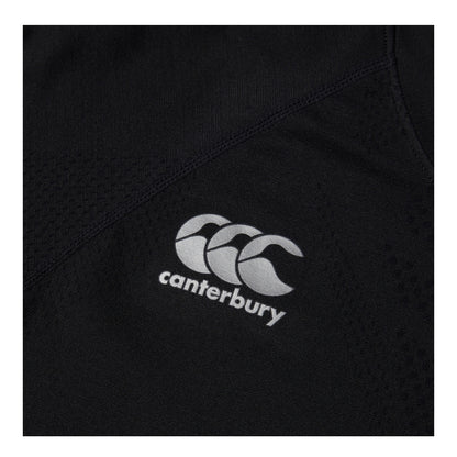 Black-Gunmetal Grey - Side - Canterbury Womens-Ladies Seamless T-Shirt