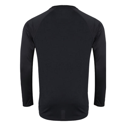 Blue-Graphite - Back - Canterbury Mens Graphic Vapodri Super Light Long-Sleeved Training T-Shirt