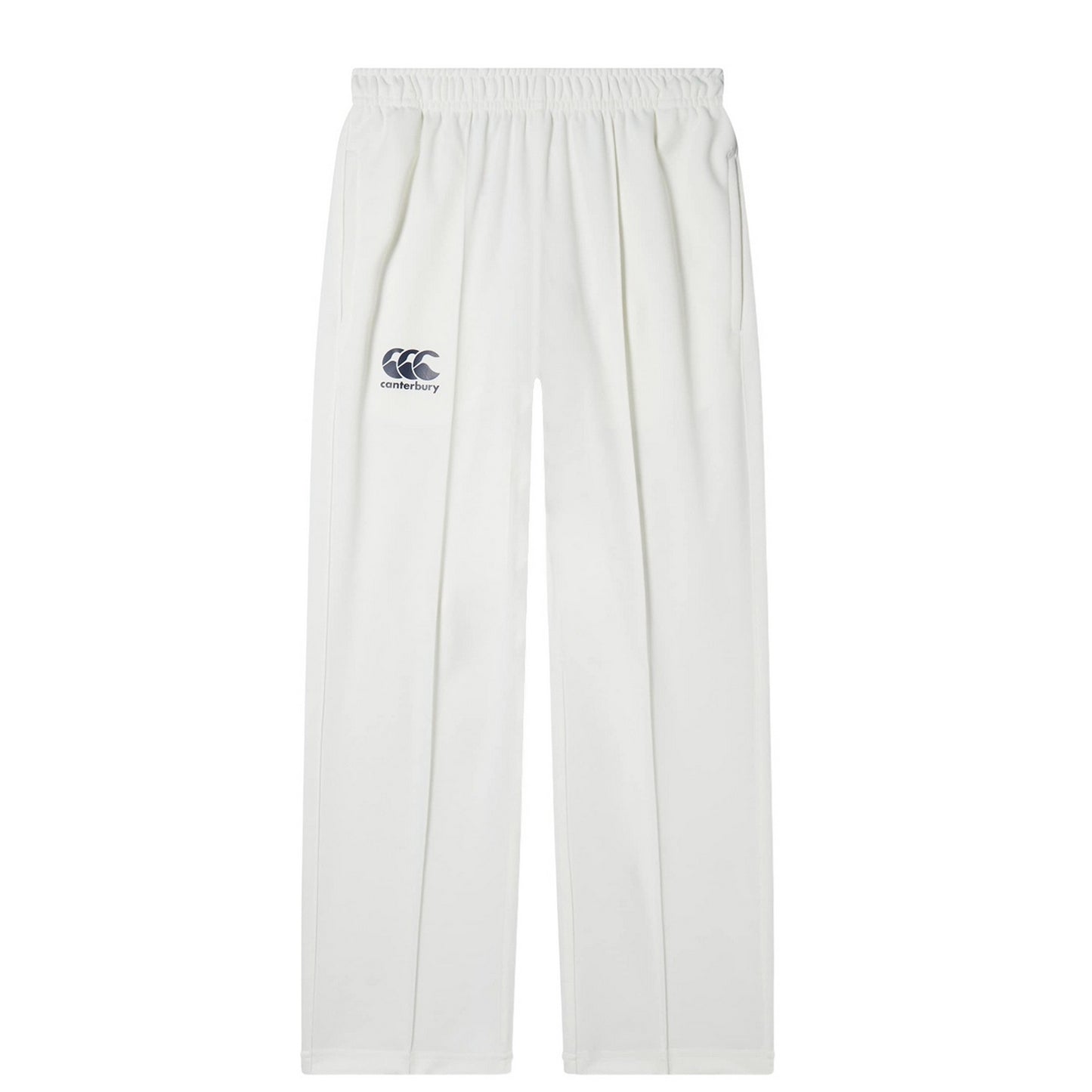 Cream - Front - Canterbury Childrens-Kids Cricket Jogging Bottoms