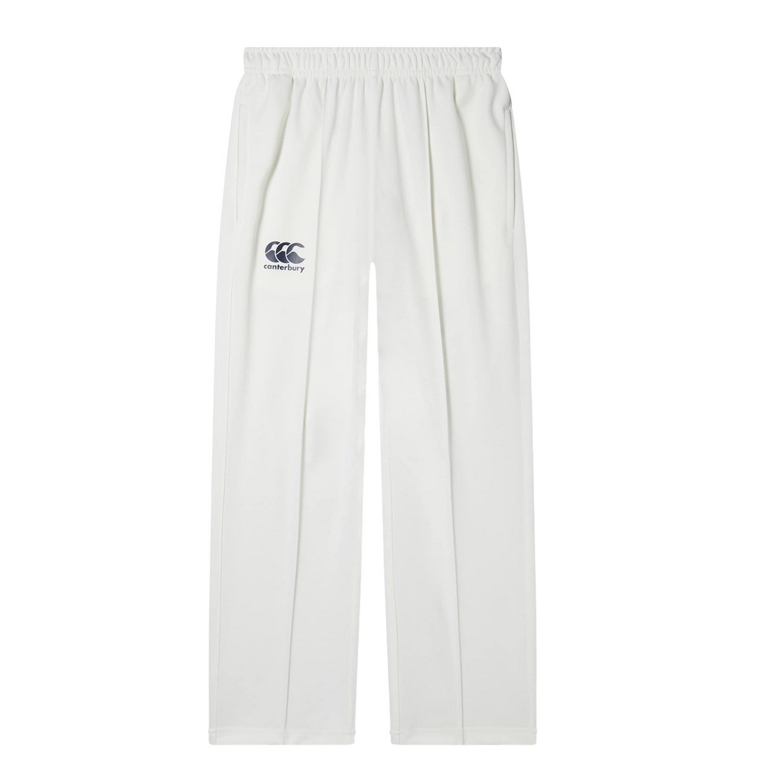 Cream - Front - Canterbury Childrens-Kids Cricket Jogging Bottoms