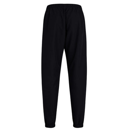 Black - Back - Canterbury Womens-Ladies Club Plain Cuffed Tapered Jogging Bottoms