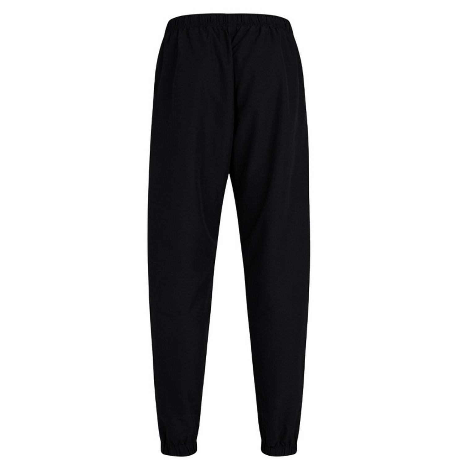 Black - Back - Canterbury Womens-Ladies Club Plain Cuffed Tapered Jogging Bottoms