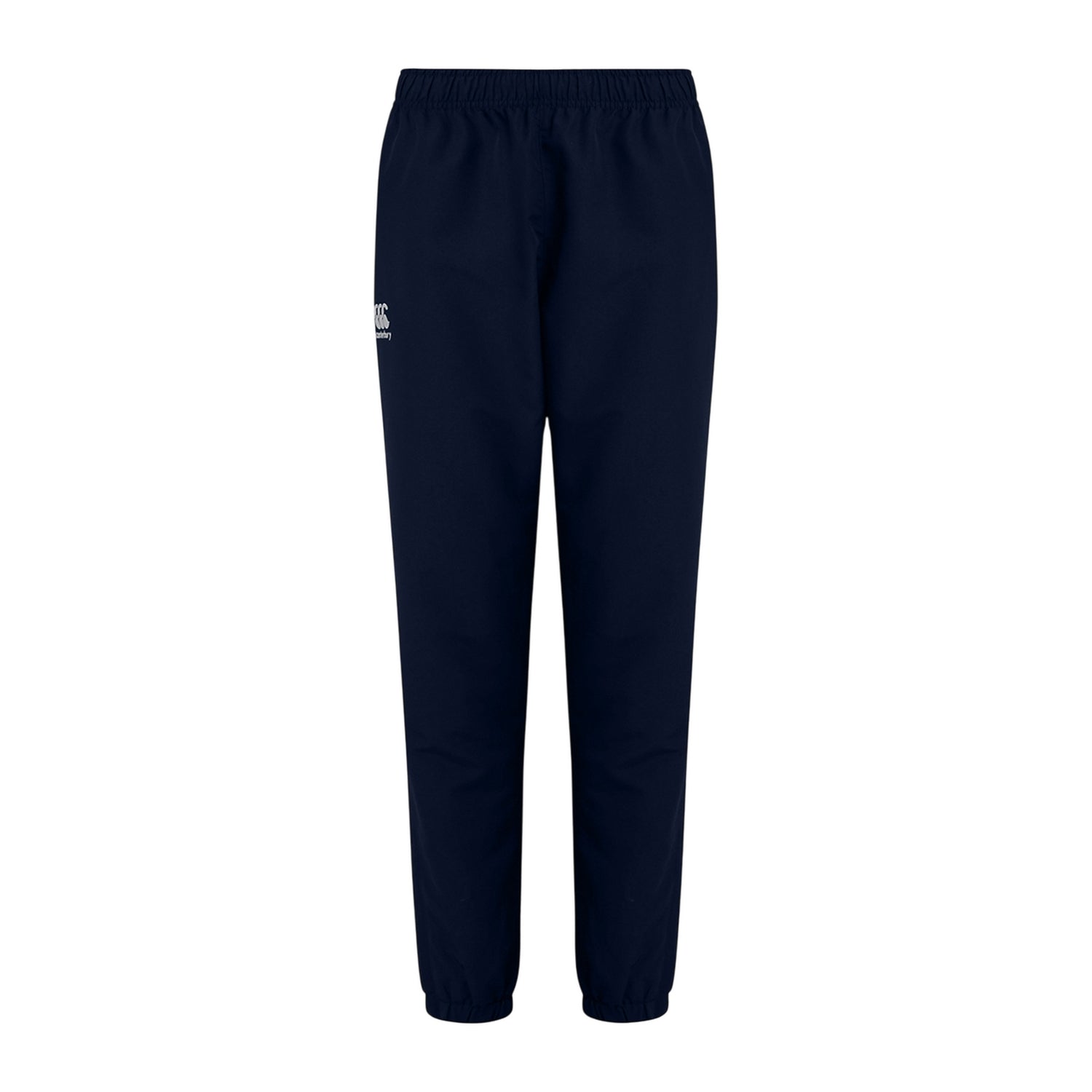 Navy - Front - Canterbury Womens-Ladies Club Plain Cuffed Tapered Jogging Bottoms