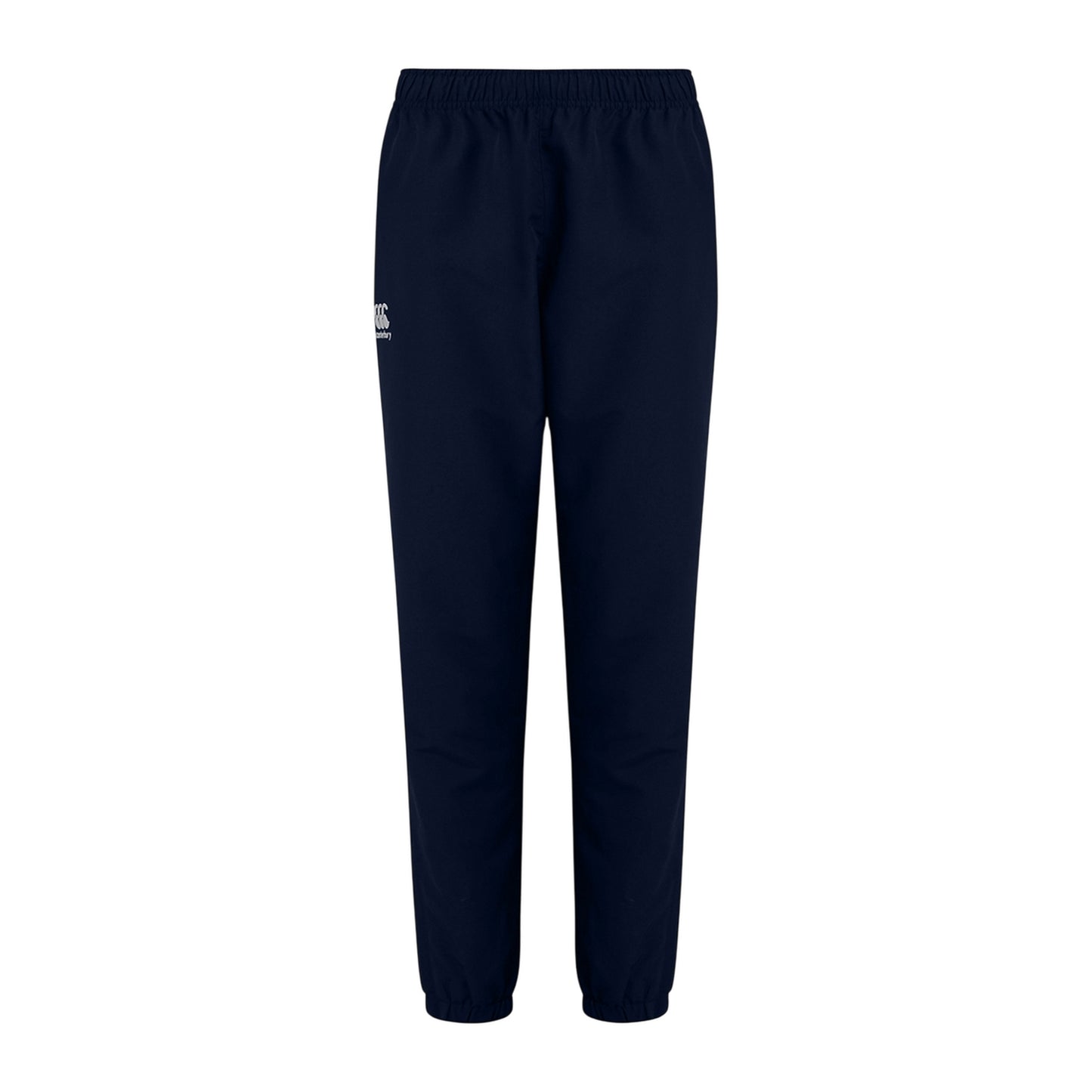 Navy - Front - Canterbury Womens-Ladies Club Plain Cuffed Tapered Jogging Bottoms