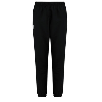 Black - Front - Canterbury Womens-Ladies Club Plain Cuffed Tapered Jogging Bottoms