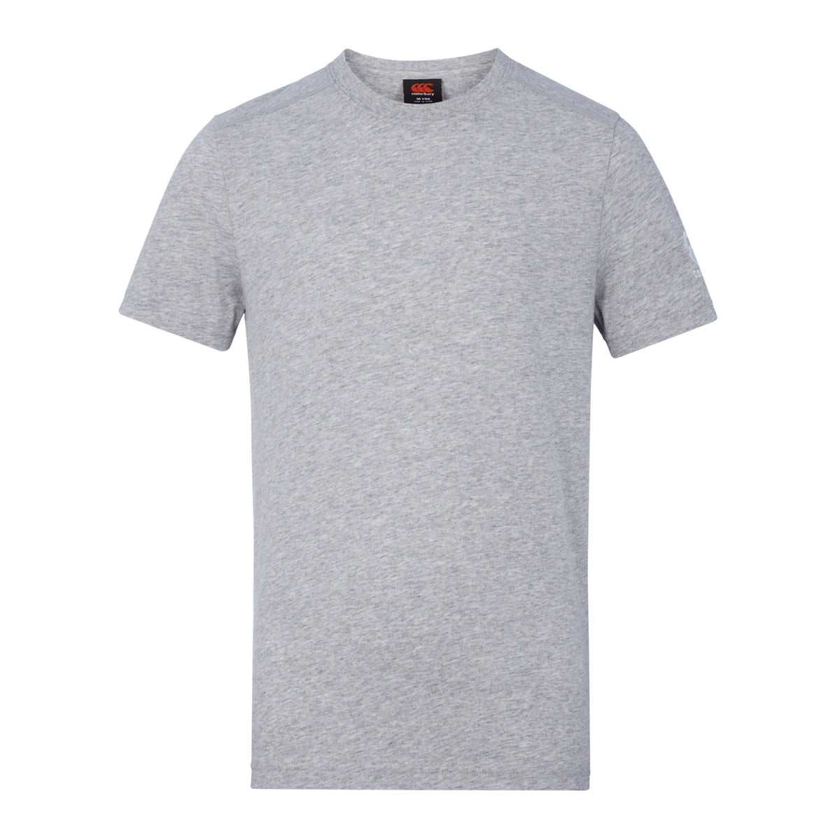 Ash Marl - Front - Canterbury Childrens-Kids Club Plain T-Shirt