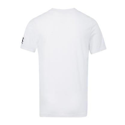 White - Back - Canterbury Childrens-Kids Club Plain T-Shirt