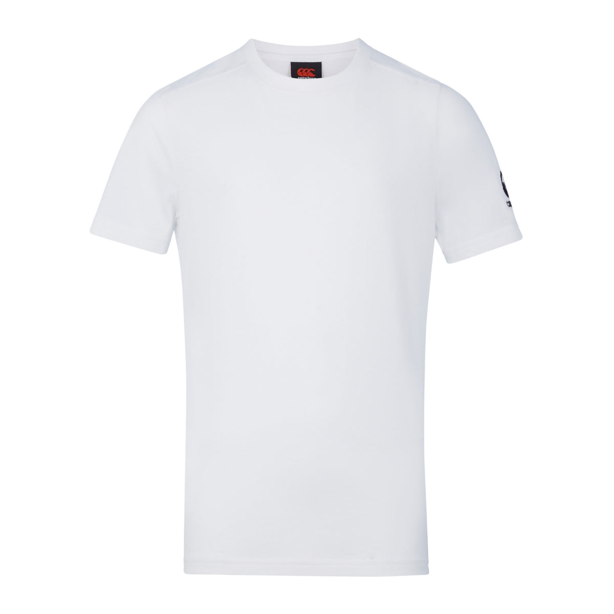 White - Front - Canterbury Childrens-Kids Club Plain T-Shirt