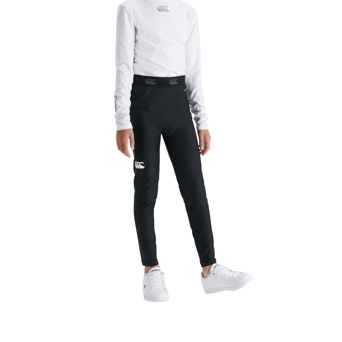 Black - Lifestyle - Canterbury Childrens-Kids Thermoreg Leggings