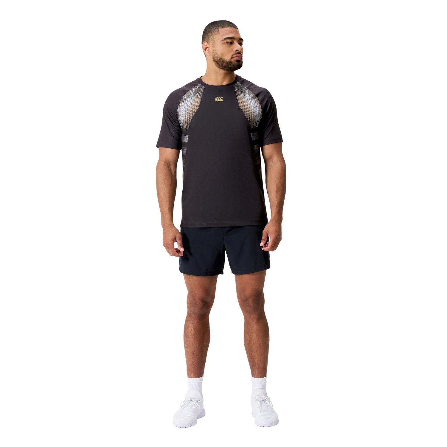 Black - Side - Canterbury Mens Tempo+ Training T-Shirt
