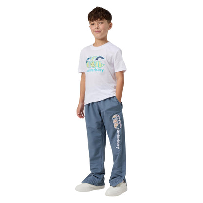 Blue Mirage - Pack Shot - Canterbury Childrens-Kids Uglies Cuffed Jogging Bottoms