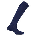 Navy - Back - Mitre Childrens-Kids Mercury Plain Football Socks