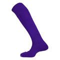 Purple - Front - Mitre Childrens-Kids Mercury Plain Football Socks