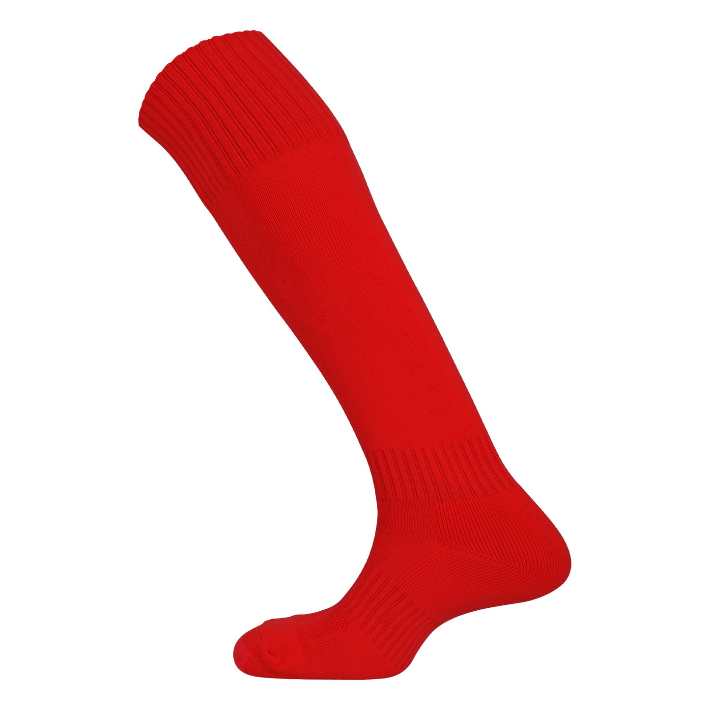 Scarlet - Front - Mitre Childrens-Kids Mercury Plain Football Socks