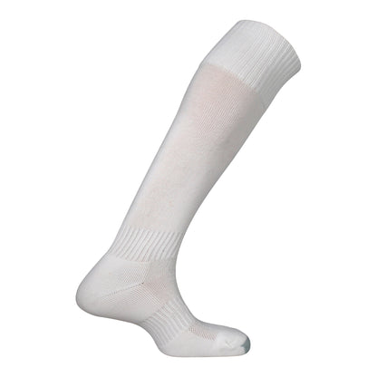 White - Back - Mitre Childrens-Kids Mercury Plain Football Socks
