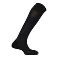 Black - Back - Mitre Childrens-Kids Mercury Plain Football Socks