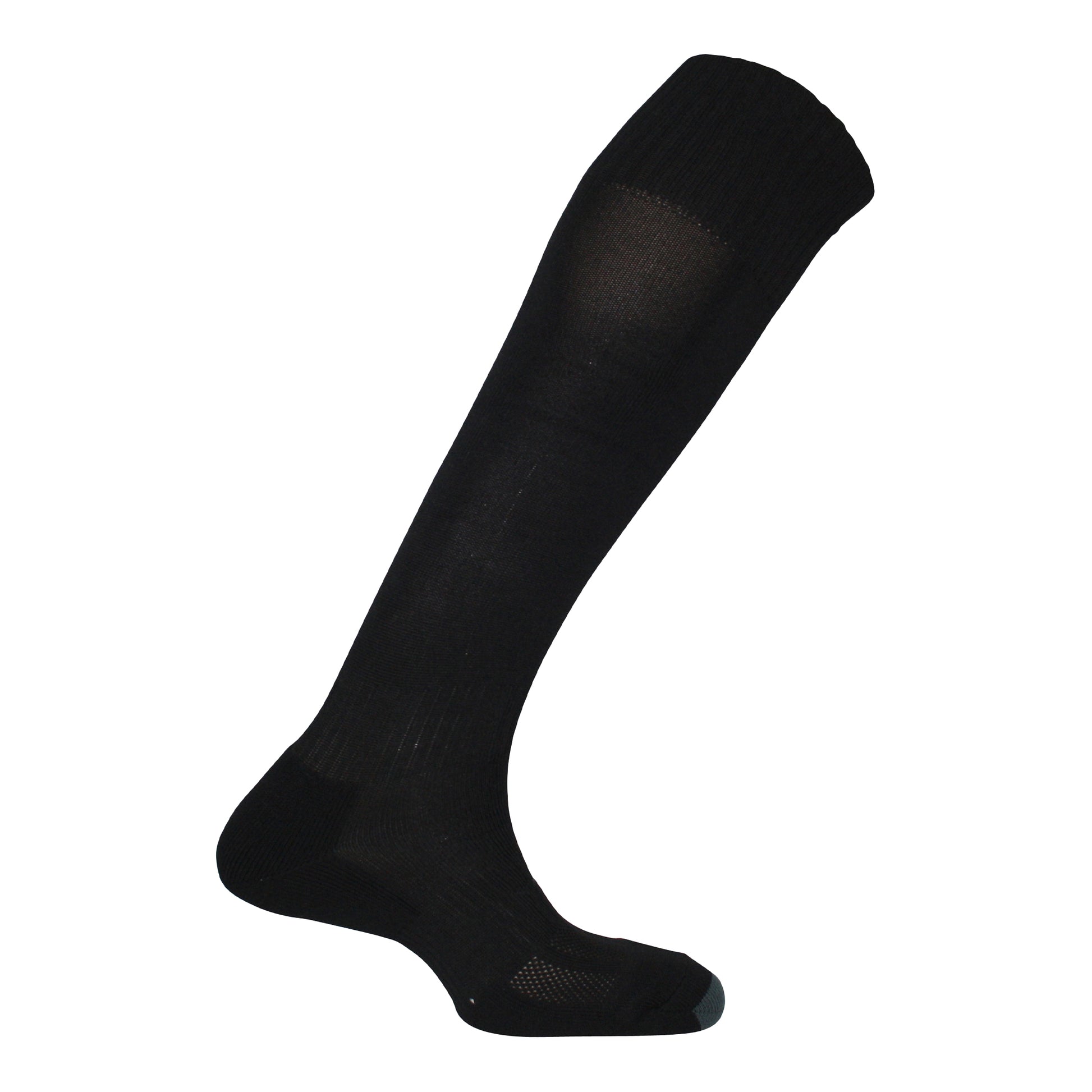 Black - Back - Mitre Childrens-Kids Mercury Plain Football Socks