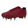 Red Dahlia - Front - Canterbury Unisex Adult Stampede Team Soft Ground Rugby Boots
